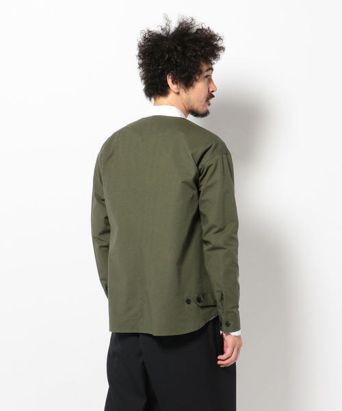 GARDEN TOKYO(ガーデントウキョウ)の「Sympa/サンパ/Vネックプルオーバー(シャツ/ブラウス・メンズ・ベージュ/カーキ・FREE)」の4枚目の写真