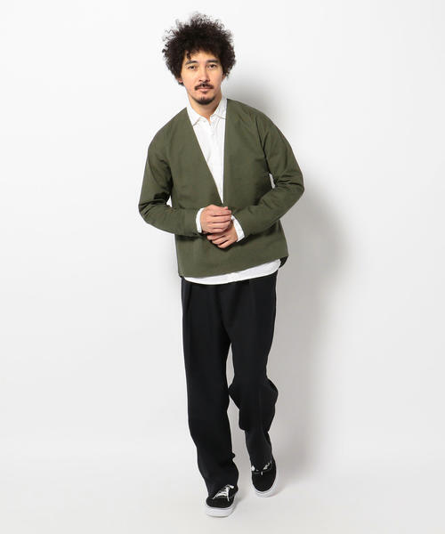 GARDEN TOKYO(ガーデントウキョウ)の「Sympa/サンパ/Vネックプルオーバー(シャツ/ブラウス・メンズ・ベージュ/カーキ・FREE)」の9枚目の写真