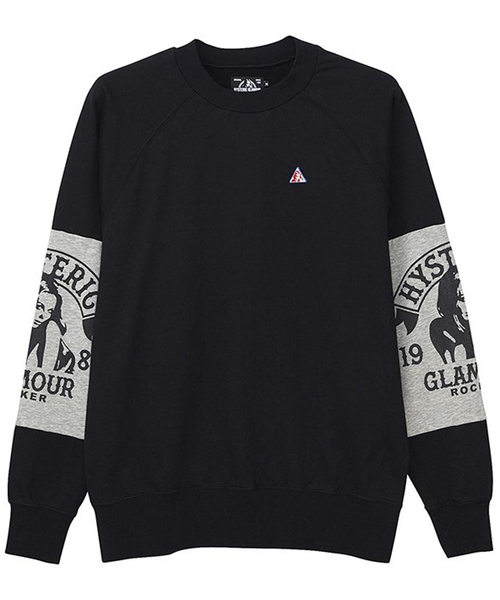 ヒステリックグラマー　HYS ROCKER プリントスウェット HYSTERIC GLAMOUR（ヒステリックグラマー）の「HYS ROCKER