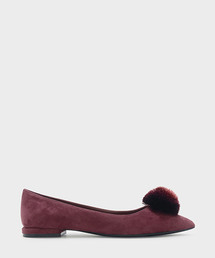 スエードフラットパンプス / SUEDE FLAT PUMPS