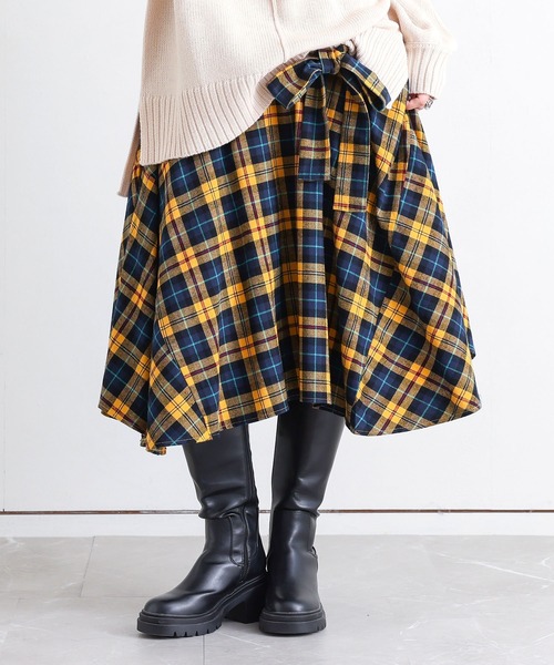 Sheller クラシカルチェックスカート n'OrLABELクラシカルチェックスカート [品番：MITW0001517