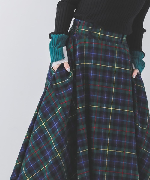 n'OrLABEL（ノアールレーベル）の「『クラシカルチェックスカート』（スカート・レディース・グリーン/イエロー/レッド・FREE）」の21枚目の写真