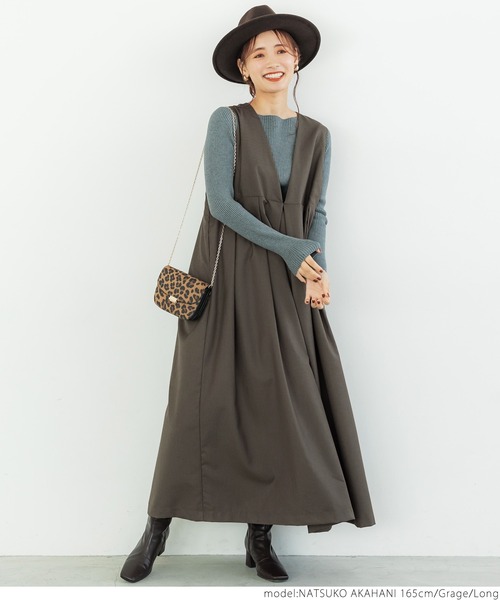 KOH.style バックプリーツライダースワンピース KOH.style☆バックプリーツライダースワンピース