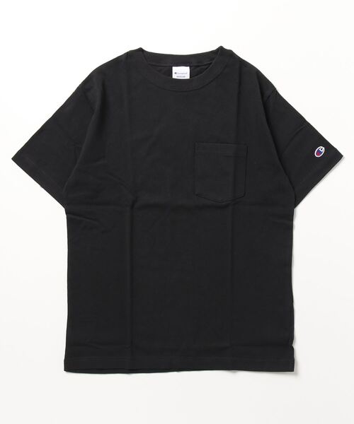 Champion（チャンピオン）の「【Champion/チャンピオン】メンズ ベーシック Tシャツ（Tシャツ/カットソー・メンズ・グレー/ネイビー/ホワイト/ブラック・MEDIUM/LARGE/X-LARGE/SMALL）」の3枚目の写真