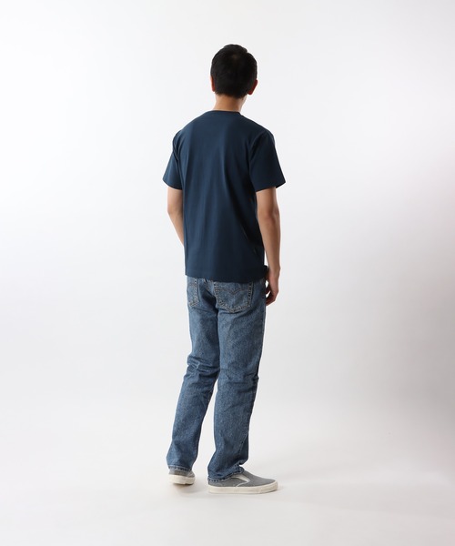 Champion（チャンピオン）の「【Champion/チャンピオン】メンズ ベーシック Tシャツ（Tシャツ/カットソー・メンズ・グレー/ネイビー/ホワイト/ブラック・MEDIUM/LARGE/X-LARGE/SMALL）」の9枚目の写真