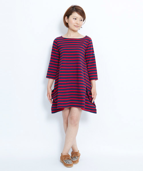 MILKFED.（ミルクフェド）の「MF Leminor NAVAL DRESS（ワンピース・レディース・ホワイト/チャコールグレー/ネイビー・SMALL/MEDIUM）」の3枚目の写真