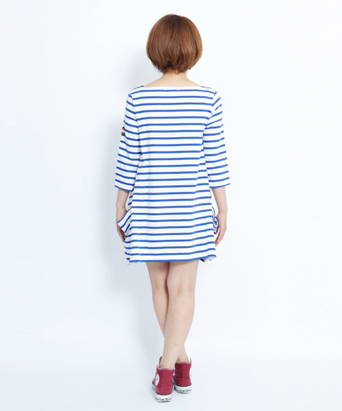 MILKFED.（ミルクフェド）の「MF Leminor NAVAL DRESS（ワンピース・レディース・ホワイト/チャコールグレー/ネイビー・SMALL/MEDIUM）」の5枚目の写真