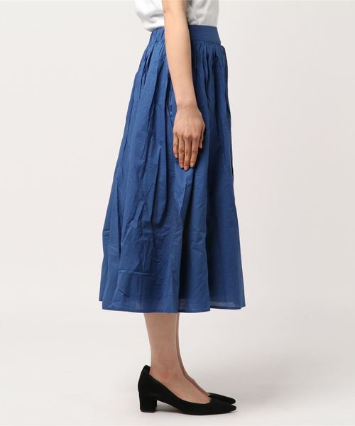 LBC(エルビーシー)の「60ローンふんわりギャザースカート (スカート・レディース・ホワイト/ブルー/その他27・MEDIUM/LARGE)」の6枚目の写真