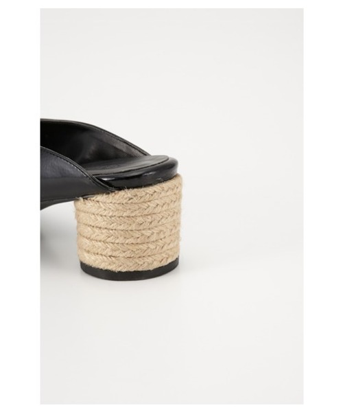 MOUSSY（マウジー）の「JUTE SOLE MULE（パンプス・レディース・ブラウン/ブラック/ホワイト・LARGE/MEDIUM/SMALL）」の17枚目の写真