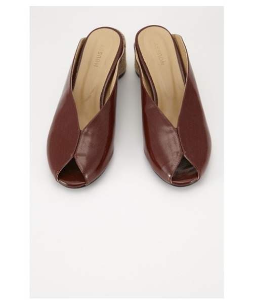 MOUSSY（マウジー）の「JUTE SOLE MULE（パンプス・レディース・ブラウン/ブラック/ホワイト・LARGE/MEDIUM/SMALL）」の14枚目の写真