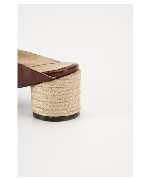 MOUSSY（マウジー）の「JUTE SOLE MULE（パンプス・レディース・ブラウン/ブラック/ホワイト・LARGE/MEDIUM/SMALL）」の12枚目の写真
