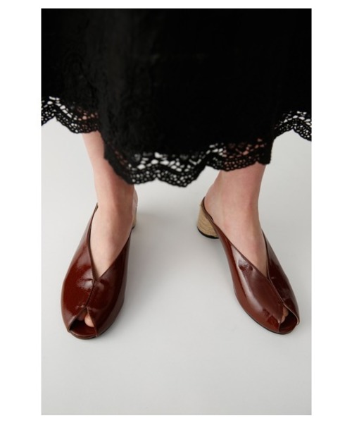 MOUSSY（マウジー）の「JUTE SOLE MULE（パンプス・レディース・ブラウン/ブラック/ホワイト・LARGE/MEDIUM/SMALL）」の10枚目の写真