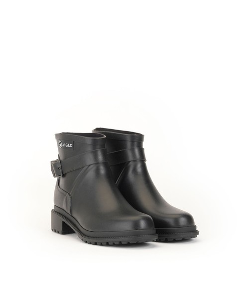 AIGLE(エーグル)の「マカダム ローラバーブーツ(レインシューズ・レディース・グレー/ブラック/シルバー・36/37/38/39/35)」の6枚目の写真