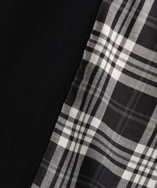 EN ROUTE(アンルート)の「<EN ROUTE>ソリッド×チェック アシンメトリーT(Tシャツ/カットソー・メンズ・ネイビー/ブラック・2/3/1)」の12枚目の写真