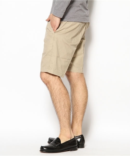 GROWN&SEWN(グロウンアンドソーン)の「GROWN&SEWN: スリム ショーツ(チノパンツ・メンズ・ベージュ/ホワイト/ネイビー・29/32/30/31/33)」の4枚目の写真