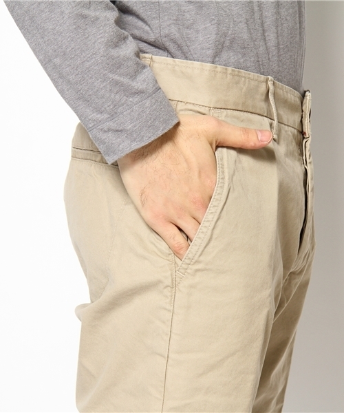 GROWN&SEWN(グロウンアンドソーン)の「GROWN&SEWN: スリム ショーツ(チノパンツ・メンズ・ベージュ/ホワイト/ネイビー・29/32/30/31/33)」の8枚目の写真