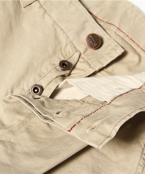 GROWN&SEWN(グロウンアンドソーン)の「GROWN&SEWN: スリム ショーツ(チノパンツ・メンズ・ベージュ/ホワイト/ネイビー・29/32/30/31/33)」の10枚目の写真