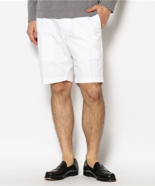 GROWN&SEWN(グロウンアンドソーン)の「GROWN&SEWN: スリム ショーツ(チノパンツ・メンズ・ベージュ/ホワイト/ネイビー・29/32/30/31/33)」の12枚目の写真