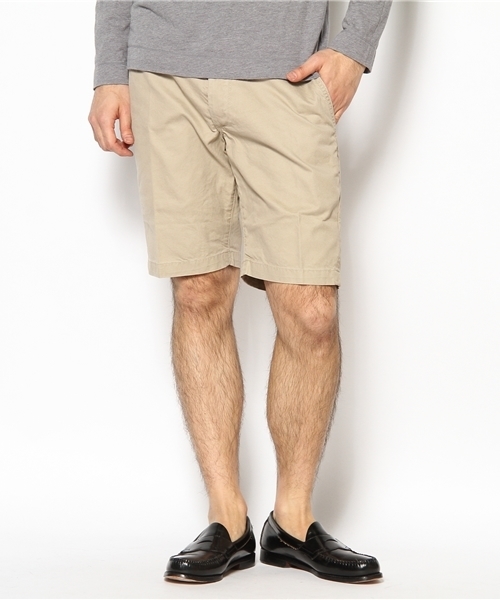 GROWN&SEWN(グロウンアンドソーン)の「GROWN&SEWN: スリム ショーツ(チノパンツ・メンズ・ベージュ/ホワイト/ネイビー・29/32/30/31/33)」の13枚目の写真