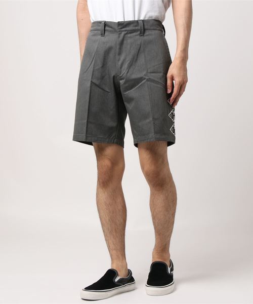 AOZORA（アオゾラ）の「AOZORA/アオゾラ　ツイルワークショーツ OFF（デニムパンツ・メンズ・ベージュ/杢グレー・MEDIUM/LARGE）」の2枚目の写真