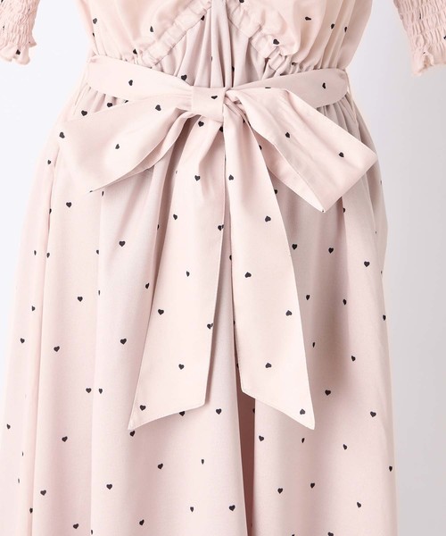 one after another NICE CLAUP（ワンアフターアナザーナイスクラップ）の「オトナのハートワンピース（ワンピース・レディース・アイボリー/ブラック/ブラウン系その他・FREE）」の21枚目の写真