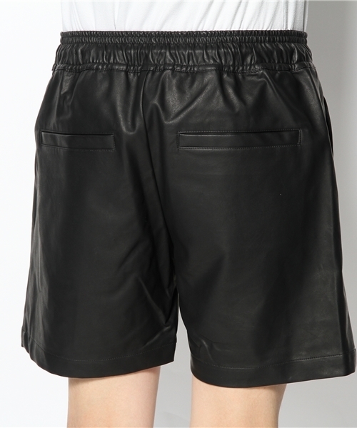 WHO'S WHO gallery（フーズフーギャラリー）の「レザーショーツ（その他パンツ・メンズ・ブラック・MEDIUM/LARGE）」の5枚目の写真