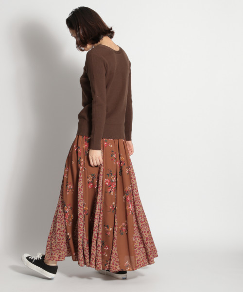 niko and...（ニコアンド）の「細リブ2WAYカーディガンプルオーバー（ニット/セーター・レディース・ブラック/ブラウン/グレー/イエロー/グリーン・MEDIUM/LARGE）」の12枚目の写真