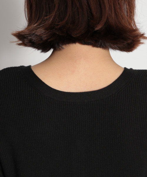 niko and...（ニコアンド）の「細リブ2WAYカーディガンプルオーバー（ニット/セーター・レディース・ブラック/ブラウン/グレー/イエロー/グリーン・MEDIUM/LARGE）」の17枚目の写真