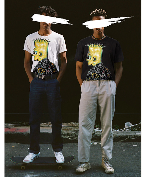 DOMREBEL（ドムレーベル）の「シンプソンプリントデニムジャケット