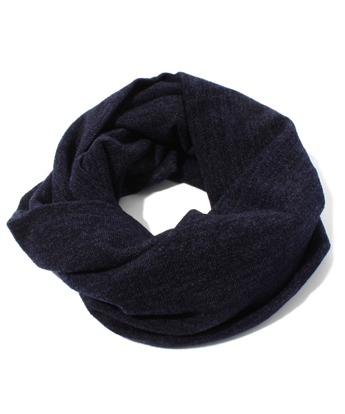 BEAMS（ビームス）の「□BEAMS / ミドルゲージ スヌード（ストール/ショール・メンズ・グレー/チャコールグレー/ブラック/ネイビー・ONE SIZE）」の4枚目の写真