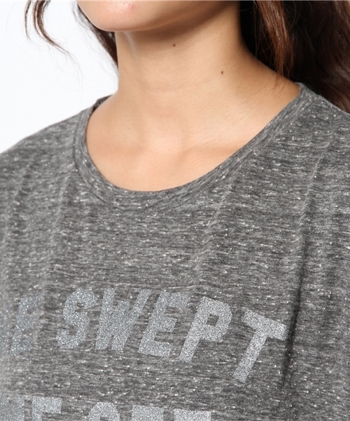 LAGUNAMOON(ラグナムーン)の「ShinyメッセージTシャツ(Tシャツ/カットソー・レディース・グレー/ホワイト/ベージュ・FREE)」の7枚目の写真