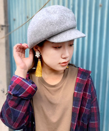 polcadot（ポルカドット）の「Felt Casquette フェルト キャスケット（キャスケット）」