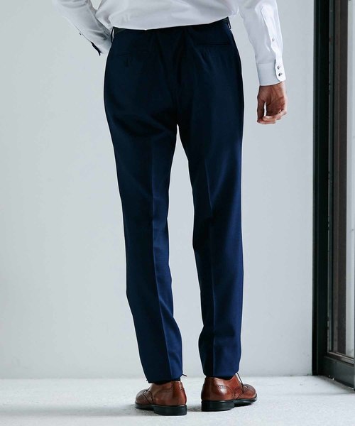 MEN'S BIGI(メンズビギ)の「ミニチェックメッシュ テーパードスラックス(その他パンツ・メンズ・ネイビー/ブラウン/ブルー・LL/SS/S/M/L)」の10枚目の写真
