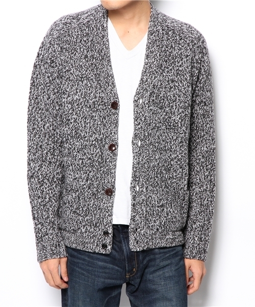 Paul Smith JEANS（ポールスミスジーンズ）の「TWISTED YARN KNIT CARDIGAN 【232404 640M】（カーディガン/ボレロ・メンズ・グレー系その他/パープル系その他/グリーン系その他・SMALL/MEDIUM/LARGE/X-LARGE）」の7枚目の写真