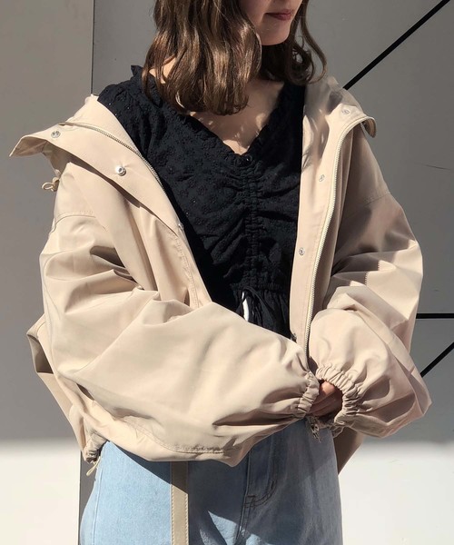 one after another NICE CLAUP（ワンアフターアナザーナイスクラップ）の「お花刺繍ブラウス＋インナーセット（シャツ/ブラウス・レディース・ブラック/ベージュ/オフホワイト・FREE）」の15枚目の写真