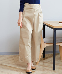 リブ イン コンフォート スラリ脚長!また上深々な軽やかぷっかりパンツ