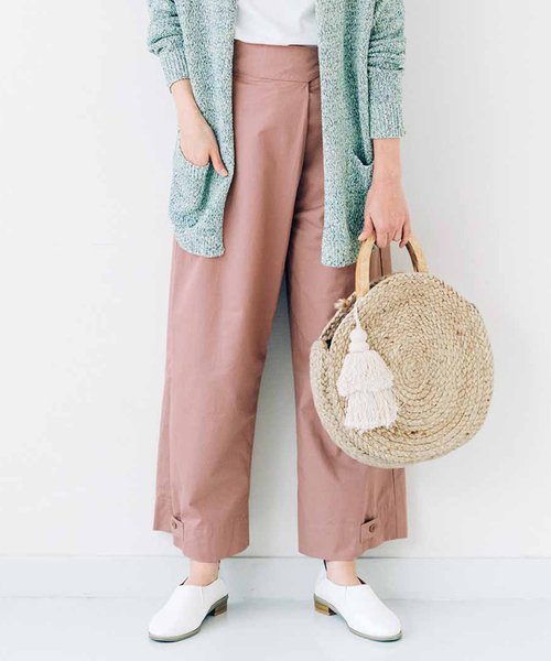 Live in comfort(リブインコンフォート)の「リブ イン コンフォート スラリ脚長!また上深々な軽やかぷっかりパンツ(その他パンツ・レディース・ベージュ/ピンクベージュ/ターコイズブルー・11/6/8/10/9/7/12/5/15 /3/1/2/13/14/4)」の3枚目の写真