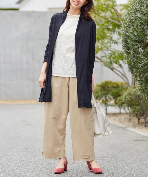 Live in comfort(リブインコンフォート)の「リブ イン コンフォート スラリ脚長!また上深々な軽やかぷっかりパンツ(その他パンツ・レディース・ベージュ/ピンクベージュ/ターコイズブルー・11/6/8/10/9/7/12/5/15 /3/1/2/13/14/4)」の6枚目の写真