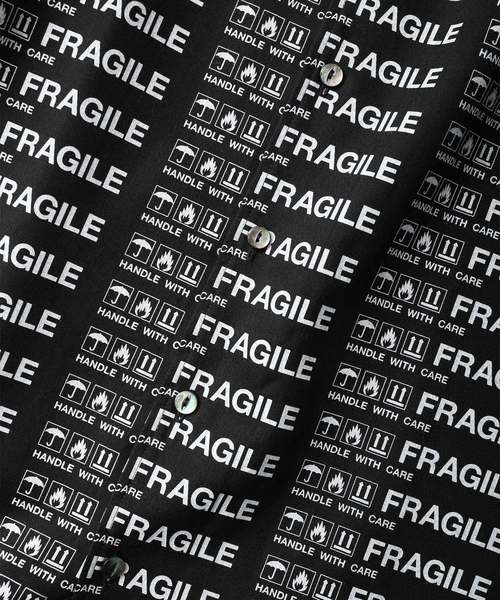 SHAREEF(シャリーフ)の「FRAGILE ROGO S/S SHIRTS(シャツ/ブラウス・メンズ・ブラック/ネイビー/モカ・1/3/2)」の20枚目の写真