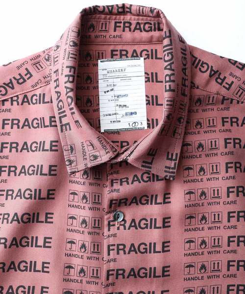 SHAREEF(シャリーフ)の「FRAGILE ROGO S/S SHIRTS(シャツ/ブラウス・メンズ・ブラック/ネイビー/モカ・1/3/2)」の14枚目の写真