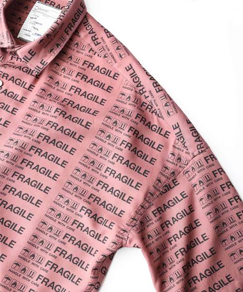 SHAREEF(シャリーフ)の「FRAGILE ROGO S/S SHIRTS(シャツ/ブラウス・メンズ・ブラック/ネイビー/モカ・1/3/2)」の12枚目の写真