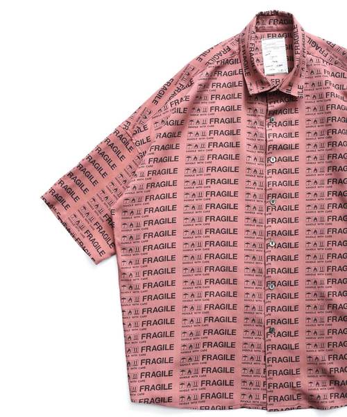 SHAREEF(シャリーフ)の「FRAGILE ROGO S/S SHIRTS(シャツ/ブラウス・メンズ・ブラック/ネイビー/モカ・1/3/2)」の10枚目の写真