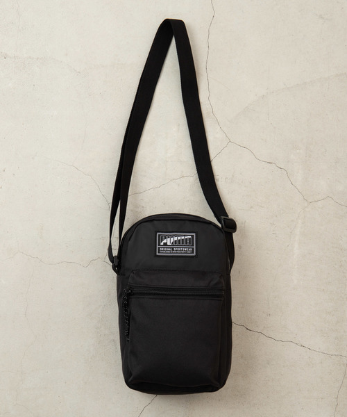 PUMA（プーマ）の「WEGO/PUMA ミニショルダーバッグ（ショルダーバッグ・メンズ・ライトパープル/ブラック・FREE）」の9枚目の写真