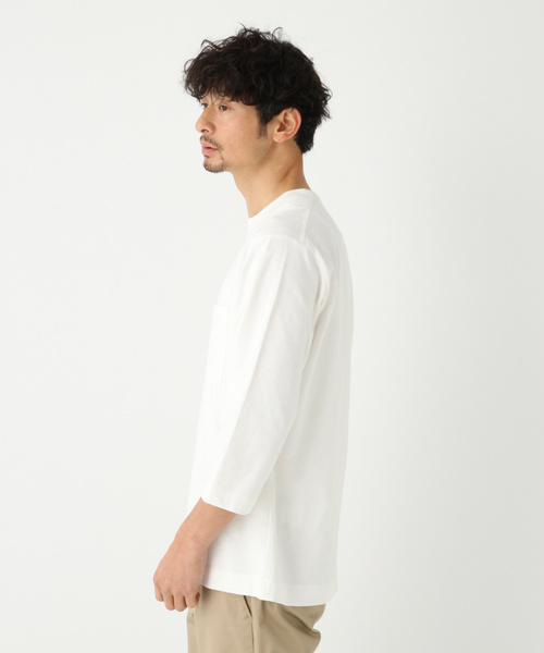 GLOBAL WORK（グローバルワーク）の「USAコットン7分袖ＴEE/819074（Tシャツ/カットソー・メンズ・ホワイト/ブラック/その他1/グレー/ブルー・LARGE/SMALL/X-LARGE/MEDIUM）」の10枚目の写真