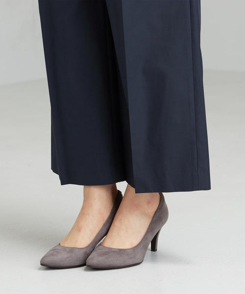 green label relaxing(グリーンレーベルリラクシング)の「CS ベルト デザイン ワイド パンツ(その他パンツ・レディース・ネイビー/オフホワイト/ケリー・40/38/36)」の8枚目の写真