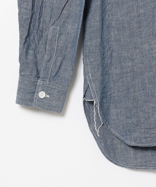 BEAMS BOY（ビームスボーイ）の「【別注】BUZZ RICKSON'S / シャンブレー ロングスリーブ シャツ（シャツ/ブラウス・レディース・ブルー系その他4・ONE SIZE）」の17枚目の写真