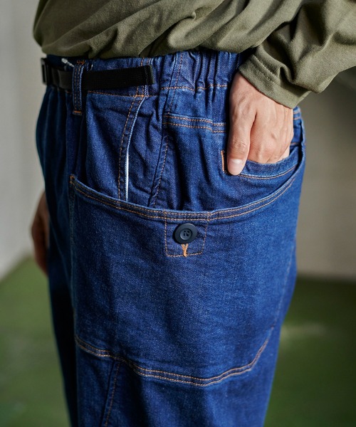 グリップスワニー ジョグ3Dワイドキャンプパンツ ライトインディゴ S GRIP SWANY カーゴパンツ / JOG 3D ワイドキャンプ パンツ