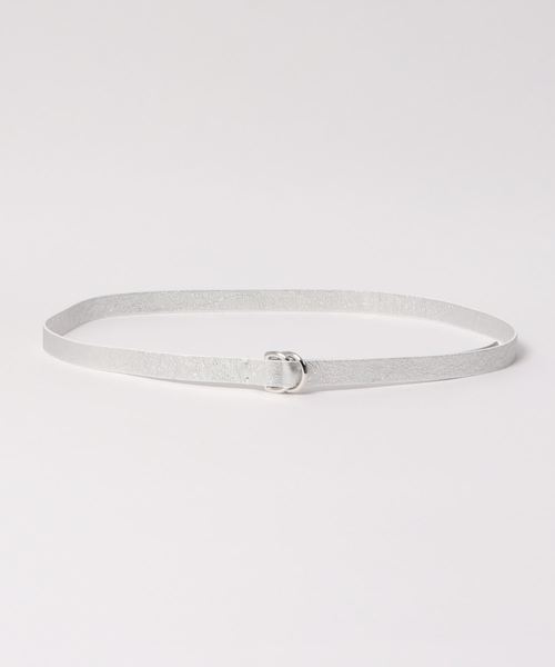 DouDou（ドゥドゥ）の「Wリングベルト（ベルト・レディース・シルバー/ゴールド・FREE）」の2枚目の写真