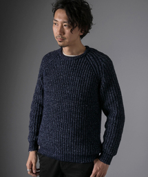 URBAN RESEARCH ROSSO MEN�i�A�[�o�����T�[�`���b�\�����j�̌Ò��u�����j�b�g�i�j�b�g/�Z�[�^�[�j�v