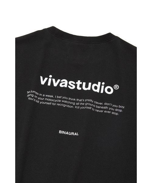 VIVASTUDIO（ビバスタジオ）の「ニューバイノーラルロングスリーブカットソー/ロングTシャツ（Tシャツ/カットソー・メンズ・ホワイト/ブラック/グレー・M）」の17枚目の写真
